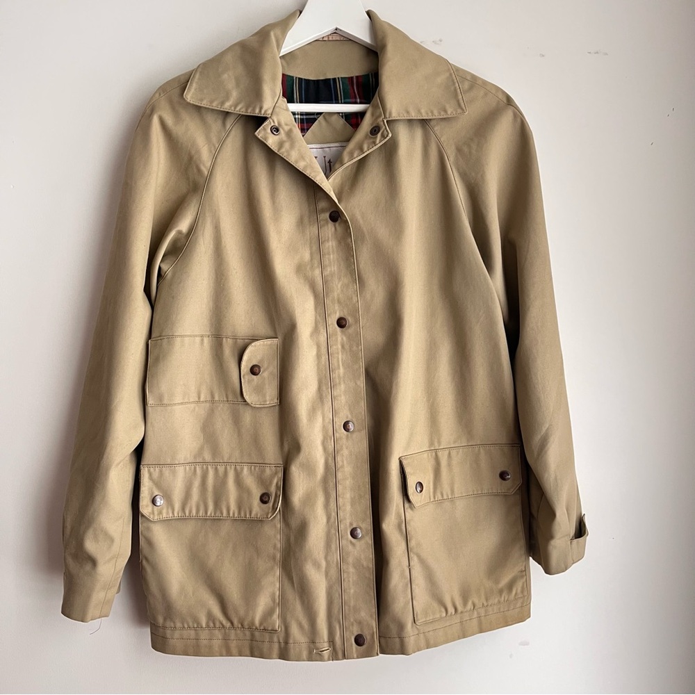Classic Beige Button-Up Jacket